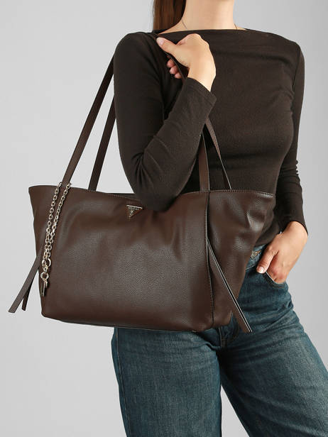 Handtas Devon Guess Bruin devon BG974523 ander zicht 1