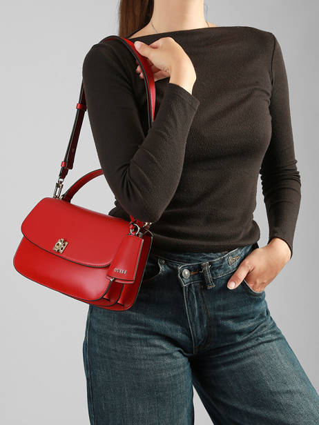 Schoudertas Audrey Guess Rood audrey VG973421 ander zicht 1