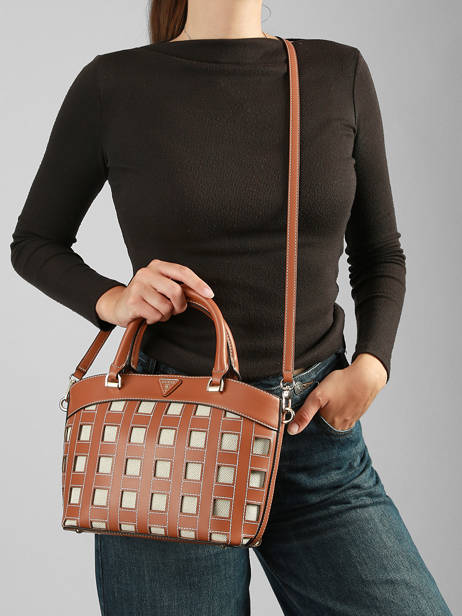 Cross Body Tas Frankie Guess Bruin frankie WG973605 ander zicht 1