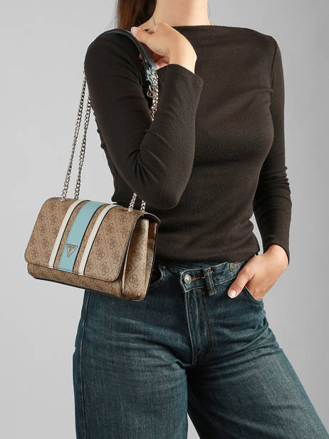 Cross Body Tas Noelle Guess Bruin noelle BS967221 ander zicht 1