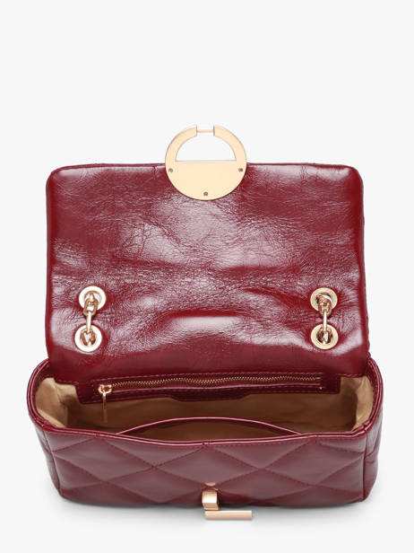 Cross Body Tas M Moon Leder Vanessa bruno Rood moon 84V40533 ander zicht 4