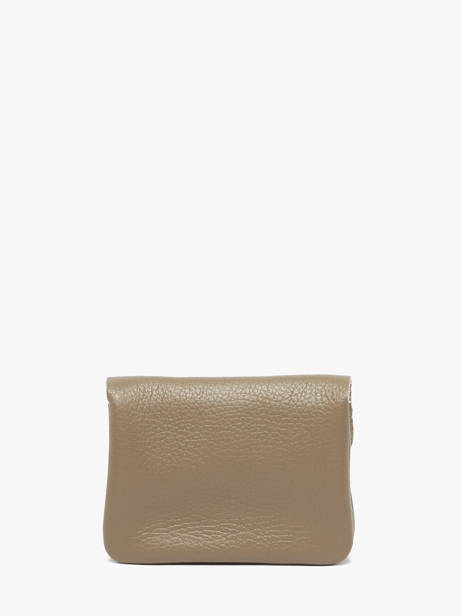 Portemonnee Leder Milano Beige caviar CA23092O ander zicht 2