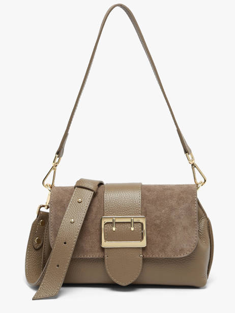 Handtas Velvet Caviar Leder Milano Grijs velvet caviar VC25114