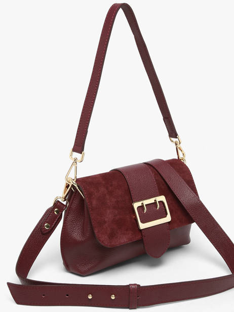 Handtas Velvet Caviar Leder Milano Violet velvet caviar VC25114 ander zicht 2
