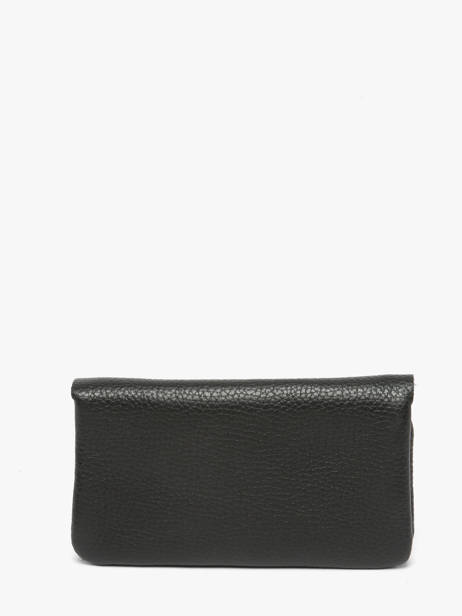 Portemonnee Leder Milano Zwart caviar CA23113O ander zicht 2