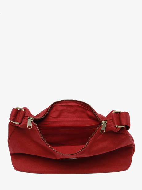 Cross Body Tas Rosa Katoen Hindbag Rood best seller ROSA ander zicht 3