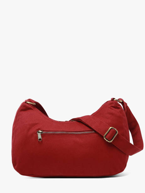 Cross Body Tas Rosa Katoen Hindbag Rood best seller ROSA ander zicht 4