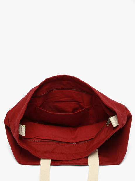 Schoudertas Cesar Katoen Hindbag Rood best seller CESAR ander zicht 3