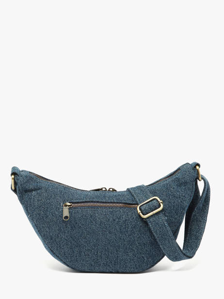 Cross Body Tas Denim Katoen Hindbag Blauw denim DE ander zicht 3