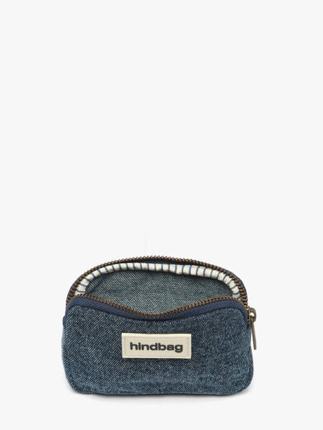 Portemonnee Lili Denim Hindbag Blauw denim DE ander zicht 1