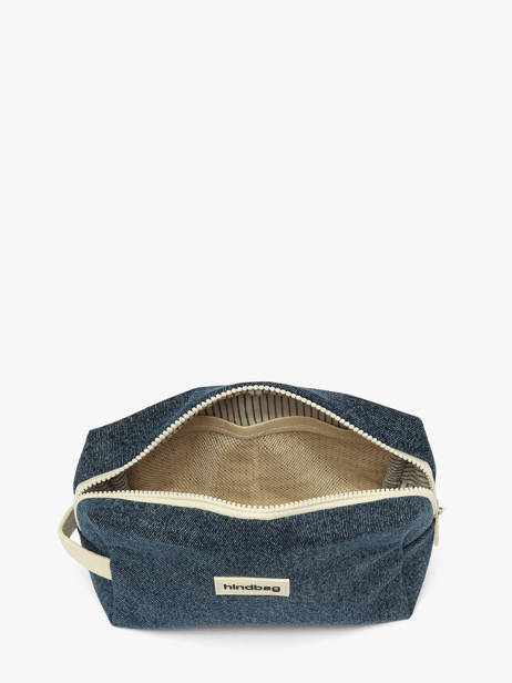 Toiletzak Hindbag Blauw denim DE ander zicht 1
