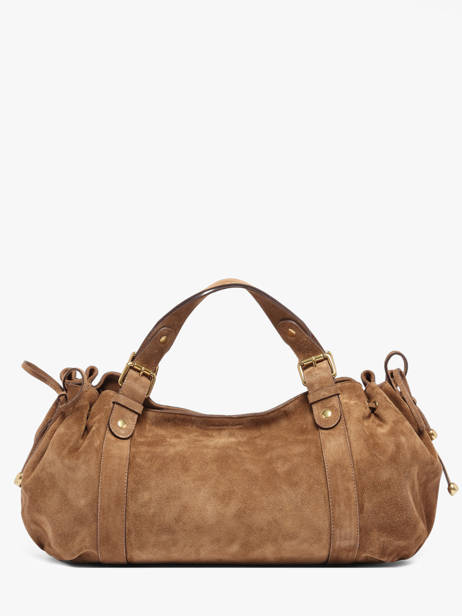 Schoudertas Folk Leder Gerard darel Beige folk DES01407