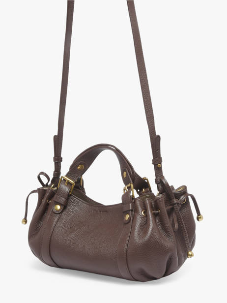 Cross Body Tas Icone Leder Gerard darel Bruin icone DES73440 ander zicht 2