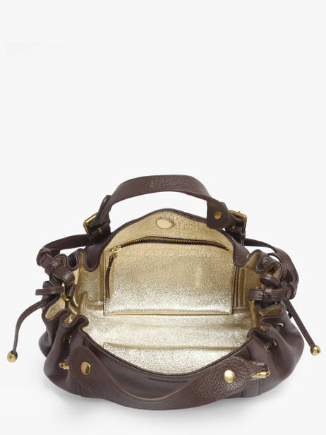 Cross Body Tas Icone Leder Gerard darel Bruin icone DES73440 ander zicht 4