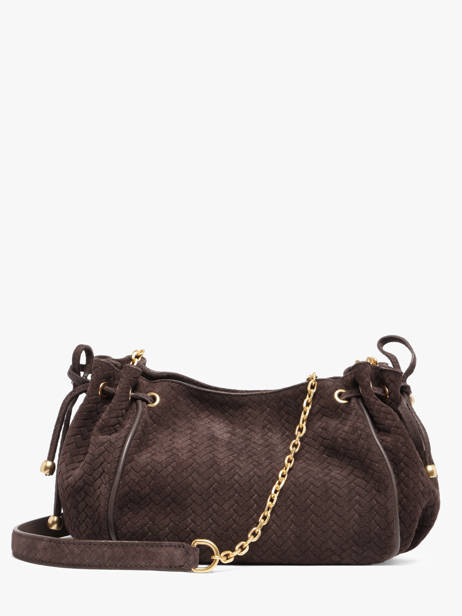 Cross Body Tas Studio Leder Gerard darel Bruin studio DES07477 ander zicht 4