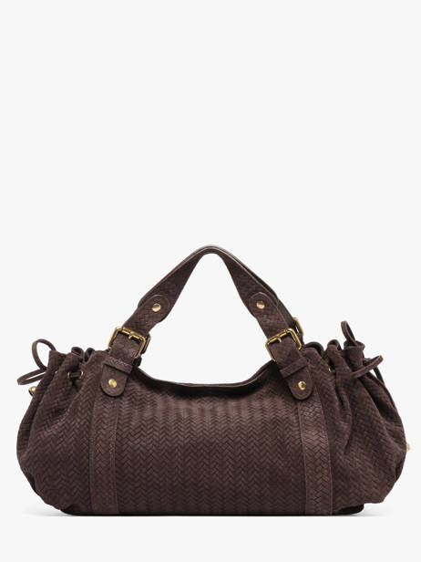 Schoudertas Studio Leder Gerard darel Bruin studio DES01477 ander zicht 4