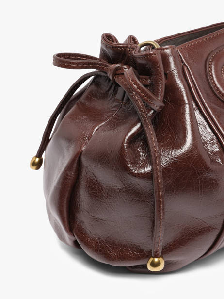 Cross Body Tas Folk Light Leder Gerard darel Bruin folk light DES08419 ander zicht 2