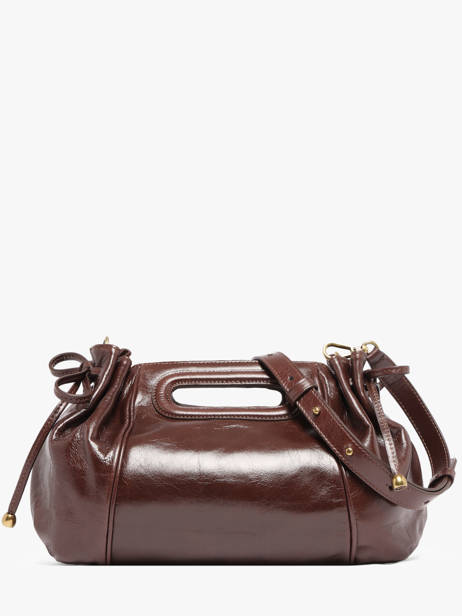 Cross Body Tas Folk Light Leder Gerard darel Bruin folk light DES08419 ander zicht 4