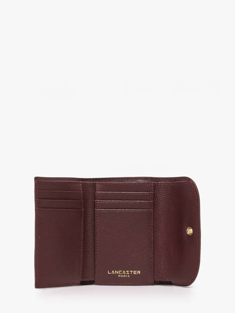 Portemonnee Sierra Leder Lancaster Bruin sierra pm 14 ander zicht 1