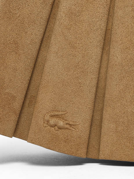Schoudertas Lenglen Leder Lacoste Beige lenglen NU5468DX ander zicht 2