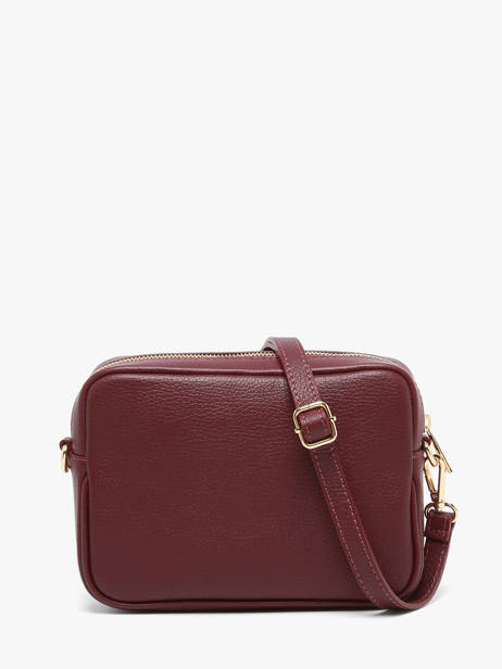 Cross Body Tas Velvet Caviar Leder Milano Rood velvet caviar VC25067 ander zicht 4