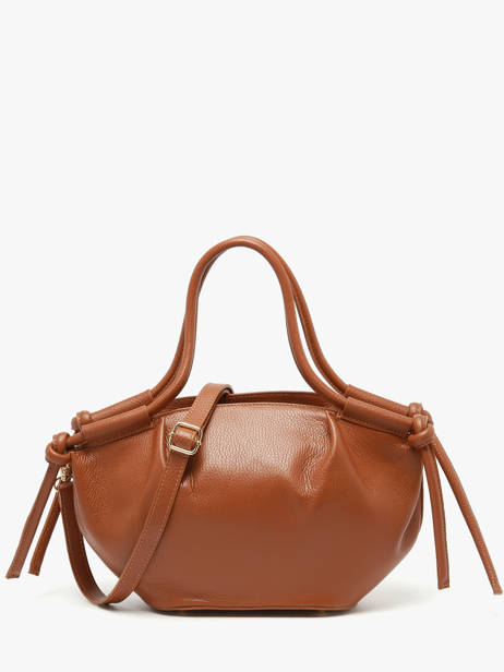 Handtas Caviar Leder Milano Bruin caviar CA26062