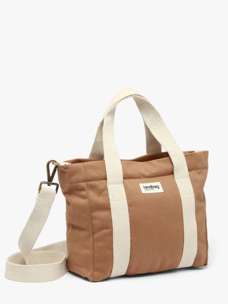 Handtas Louise Katoen Hindbag Bruin best seller LOUISE ander zicht 1