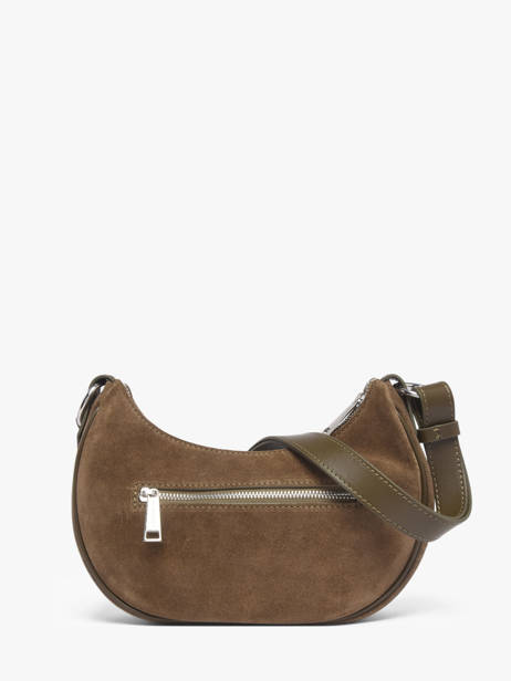 Cross Body Tas Suede Leder Lancaster Groen suede 81 ander zicht 4