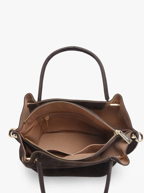 Cross Body Tas Suede Louisa Leder Lancaster Bruin suede louisa 103 ander zicht 2