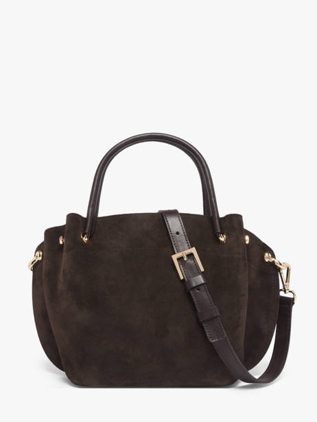 Cross Body Tas Suede Louisa Leder Lancaster Bruin suede louisa 103 ander zicht 3