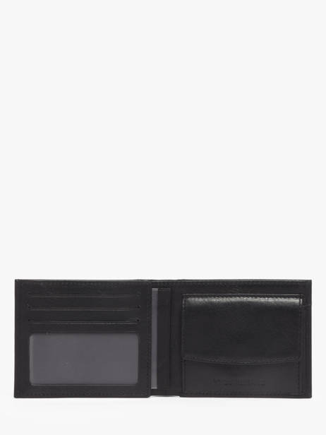 Portefeuille Bicolor Croco Leder Yves renard Zwart croco CR ander zicht 1
