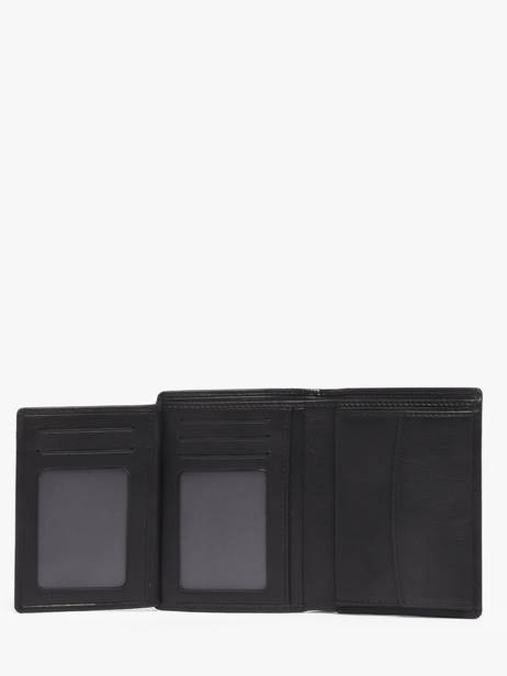 Portefeuille Bicolor Croco Leder Yves renard Zwart croco CR ander zicht 2