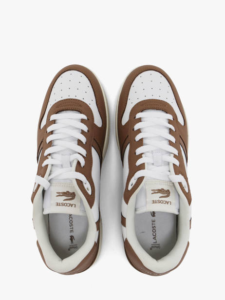 Sneakers Uit Leder Lacoste Bruin men 2SMA0012 ander zicht 3