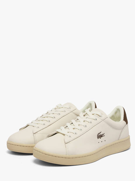 Sneakers Uit Leder Lacoste Wit men 2SMA0146 ander zicht 1