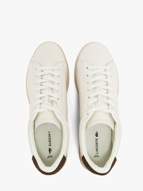 Sneakers Uit Leder Lacoste Wit men 2SMA0146 ander zicht 3