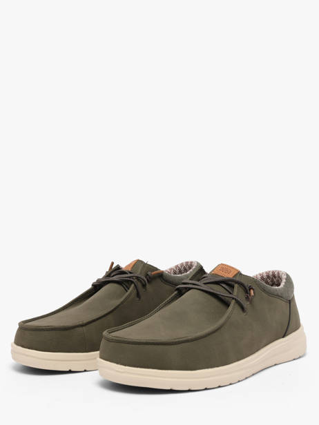 Mocassins Hey dude Groen men 43352 ander zicht 1