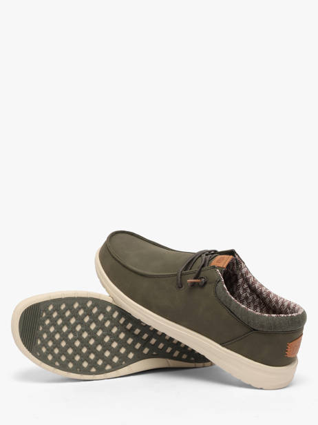Mocassins Hey dude Groen men 43352 ander zicht 2