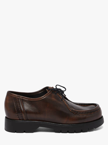 Derby Veterschoenen Uit Leder Kleman Bruin unisex QI21147