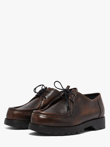 Derby Veterschoenen Uit Leder Kleman Bruin unisex QI21147 ander zicht 1
