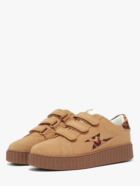 Sneakers Met Platformzool Vanessa wu Beige women BK2954CM ander zicht 1