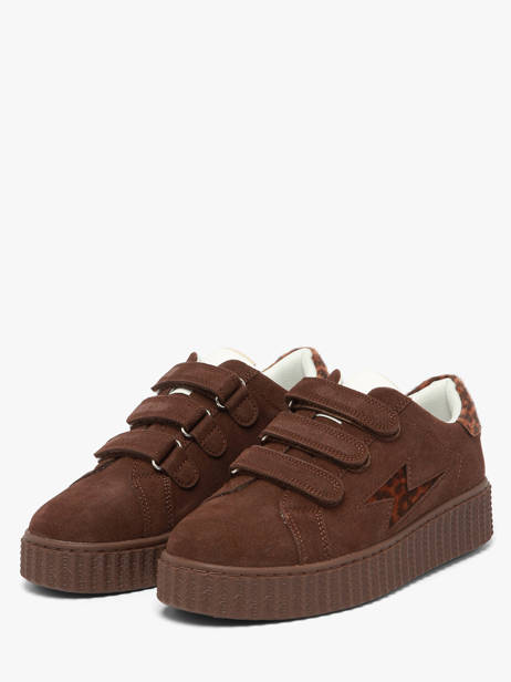 Sneakers Met Platformzool Vanessa wu Bruin women BK2954CH ander zicht 1