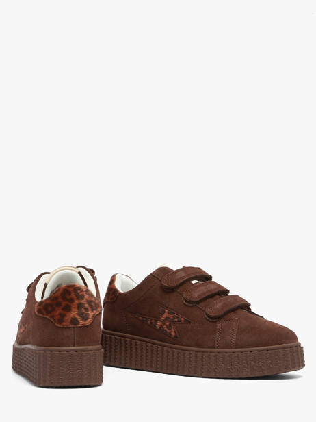 Sneakers Met Platformzool Vanessa wu Bruin women BK2954CH ander zicht 2