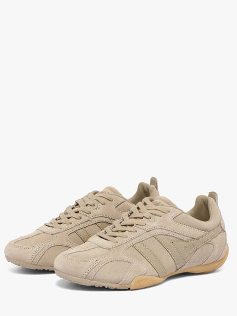 Sneakers Uit Leder Gola Beige women CLB938FF ander zicht 1
