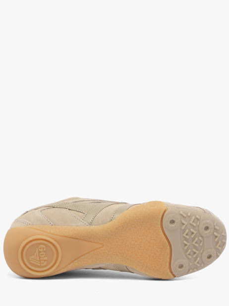 Sneakers Uit Leder Gola Beige women CLB938FF ander zicht 4