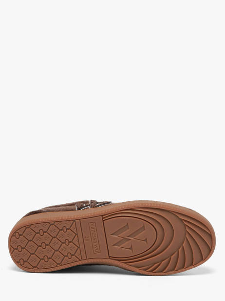 Sneakers Vanessa wu Bruin women BK2925CH ander zicht 4