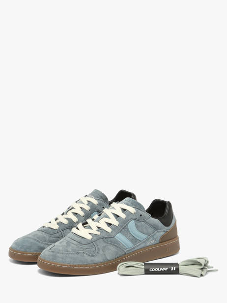 Sneakers Uit Leder Coolway Blauw men 8683594 ander zicht 1