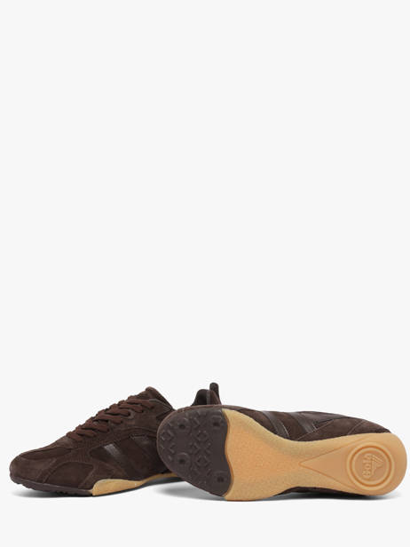 Sneakers Uit Leder Gola Bruin women CLB938DD ander zicht 2
