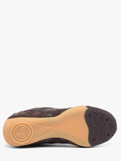 Sneakers Uit Leder Gola Bruin women CLB938DD ander zicht 4