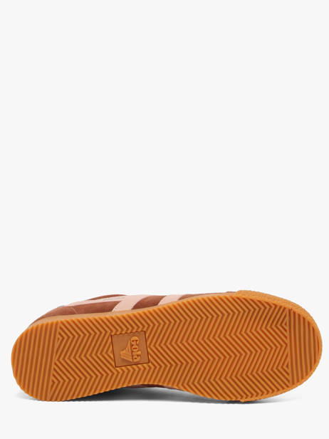 Sneakers Uit Leder Gola Bruin women CLB538LK ander zicht 4