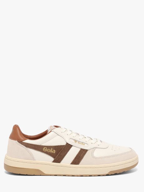 Sneakers Uit Leder Gola Wit men CMB336WP